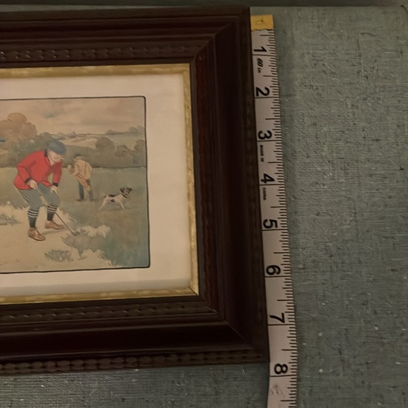 Golf scene framed art - Picture 3 of 5